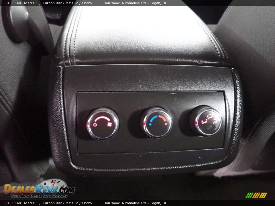 2012 GMC Acadia SL Carbon Black Metallic / Ebony Photo #24