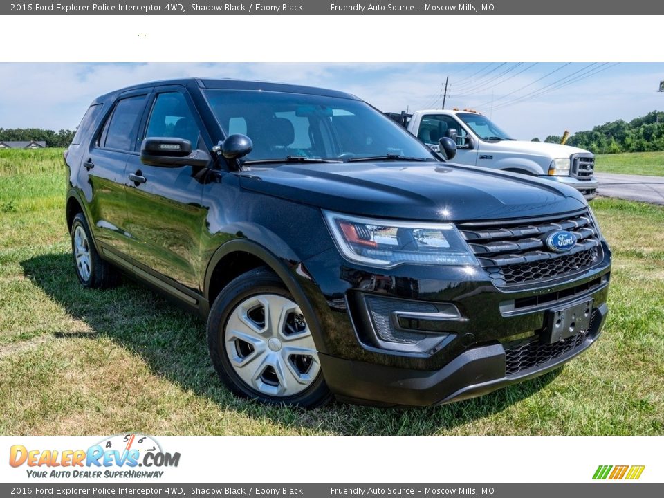 2016 Ford Explorer Police Interceptor 4WD Shadow Black / Ebony Black Photo #1