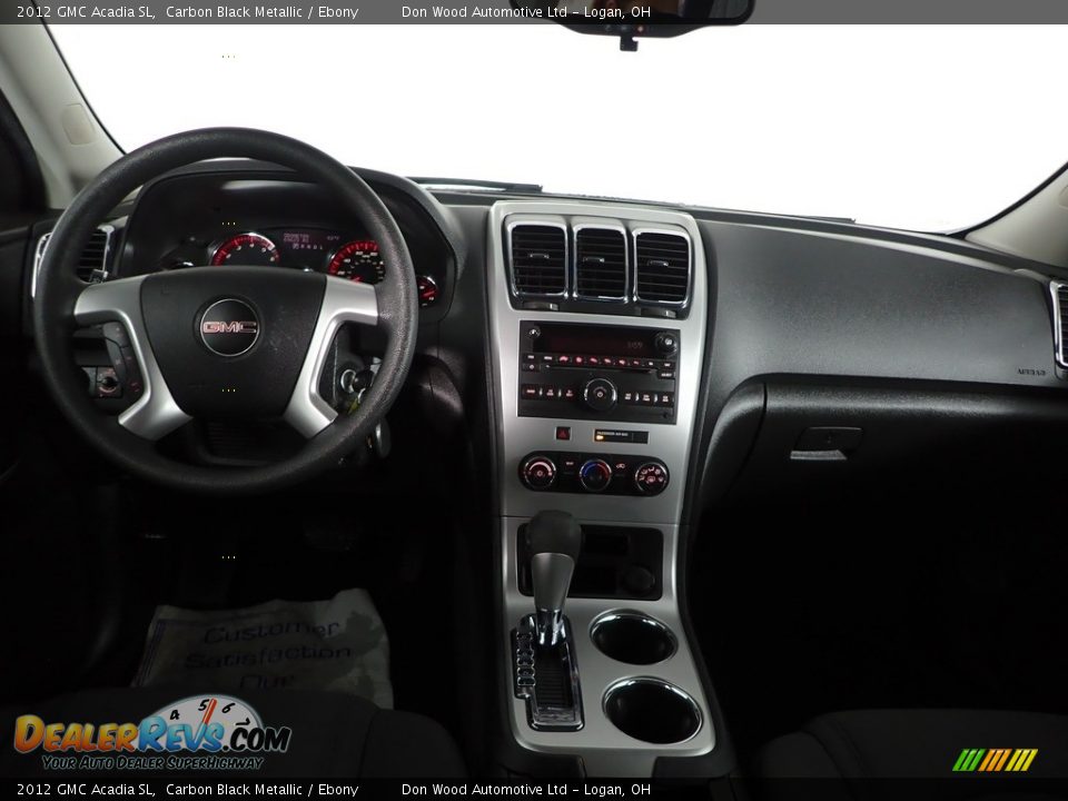 2012 GMC Acadia SL Carbon Black Metallic / Ebony Photo #25
