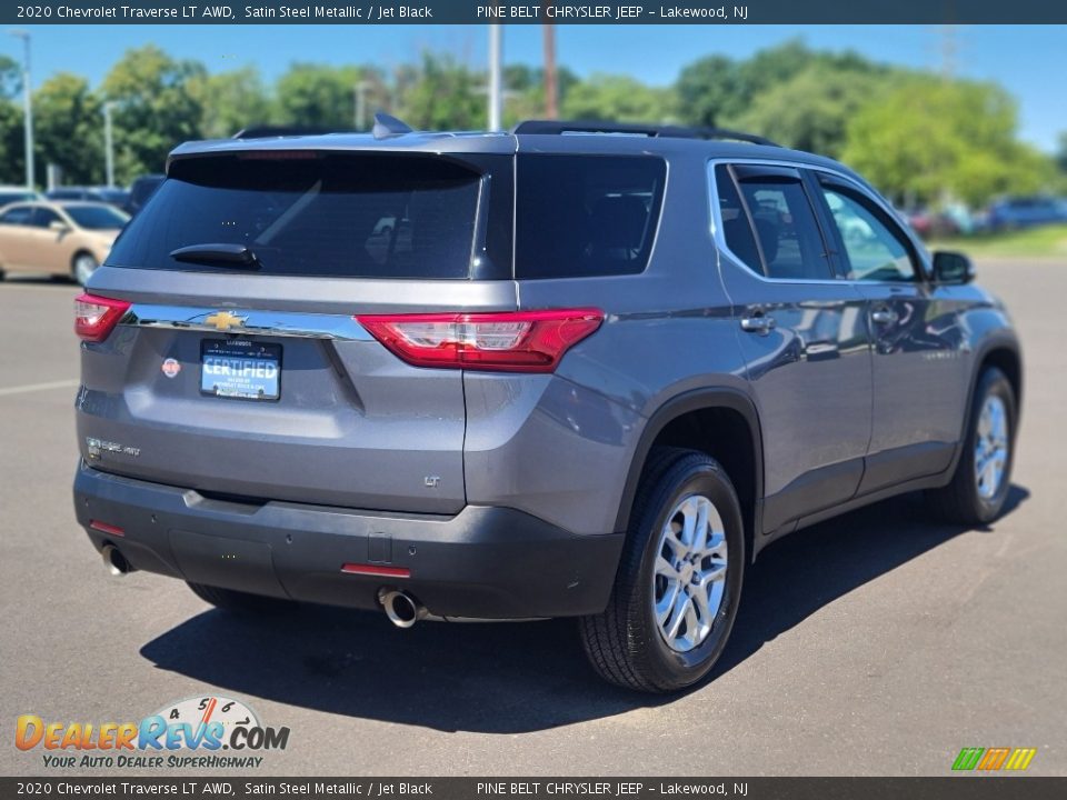 2020 Chevrolet Traverse LT AWD Satin Steel Metallic / Jet Black Photo #20