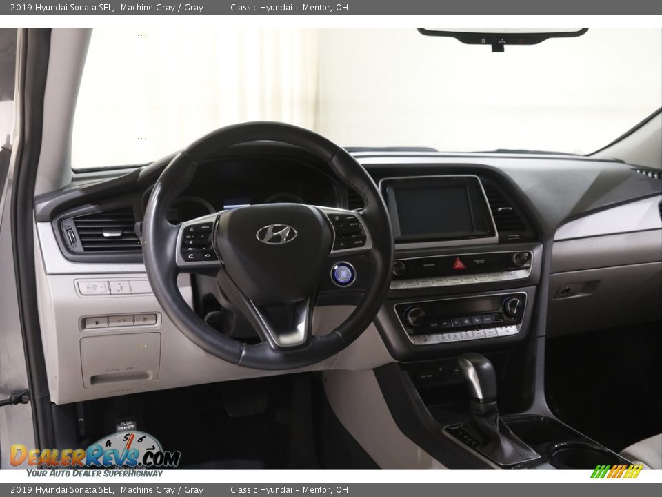 2019 Hyundai Sonata SEL Machine Gray / Gray Photo #6