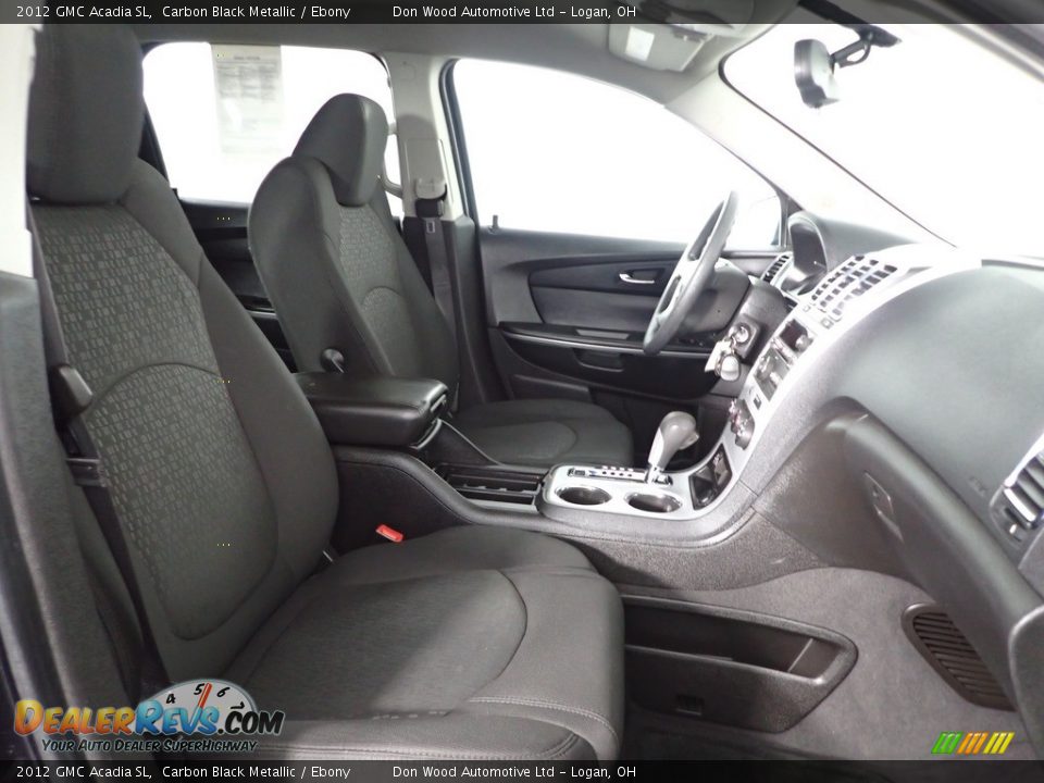 2012 GMC Acadia SL Carbon Black Metallic / Ebony Photo #27