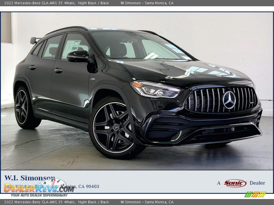 2022 Mercedes-Benz GLA AMG 35 4Matic Night Black / Black Photo #1