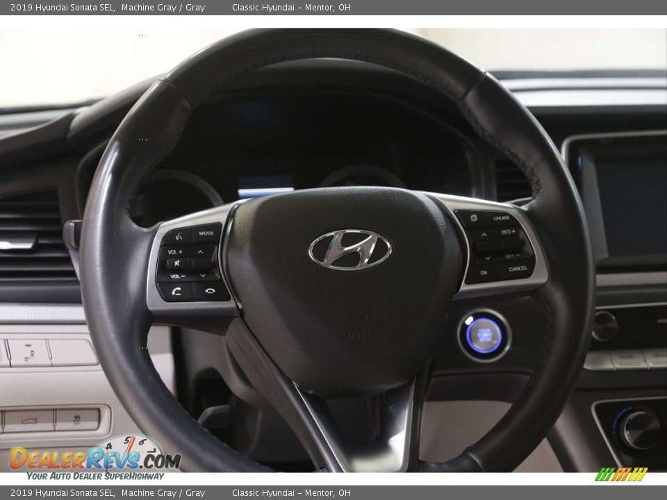 2019 Hyundai Sonata SEL Machine Gray / Gray Photo #7
