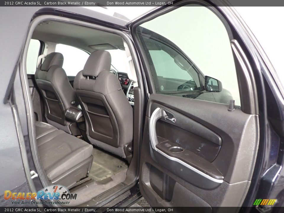 2012 GMC Acadia SL Carbon Black Metallic / Ebony Photo #28
