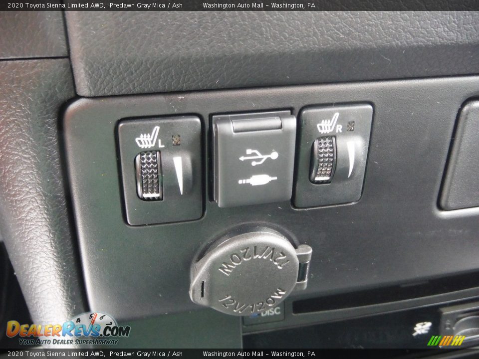 2020 Toyota Sienna Limited AWD Predawn Gray Mica / Ash Photo #31