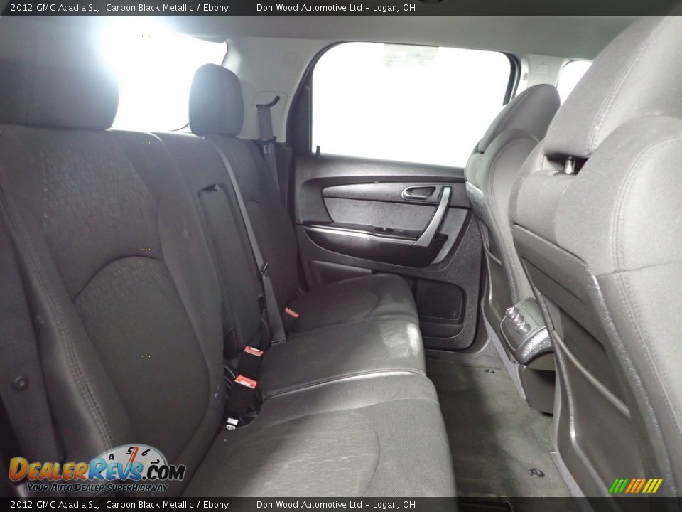 2012 GMC Acadia SL Carbon Black Metallic / Ebony Photo #29