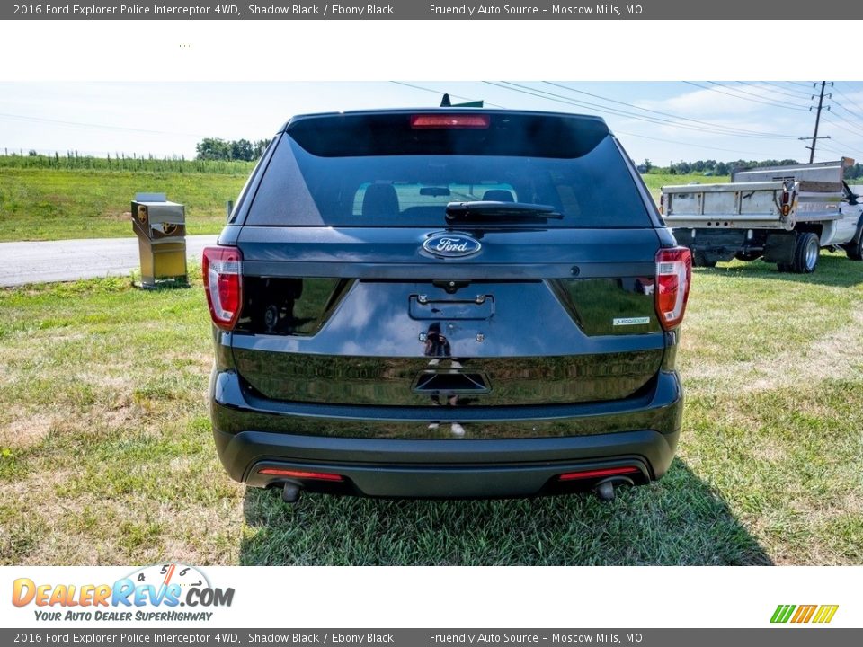 2016 Ford Explorer Police Interceptor 4WD Shadow Black / Ebony Black Photo #5