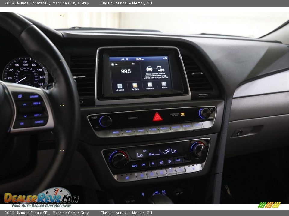 2019 Hyundai Sonata SEL Machine Gray / Gray Photo #9