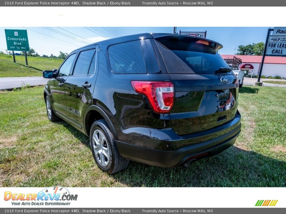 2016 Ford Explorer Police Interceptor 4WD Shadow Black / Ebony Black Photo #6