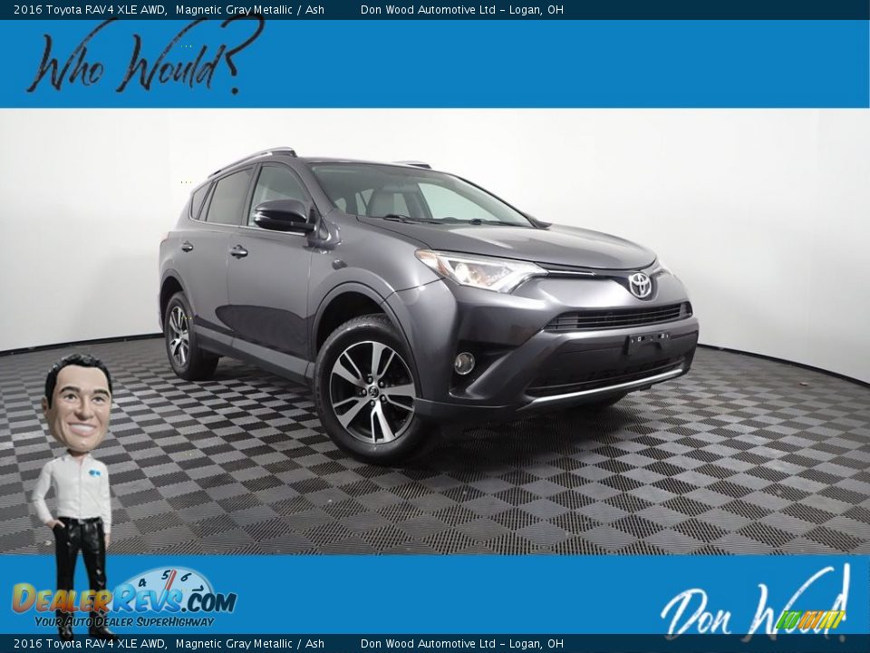 2016 Toyota RAV4 XLE AWD Magnetic Gray Metallic / Ash Photo #1