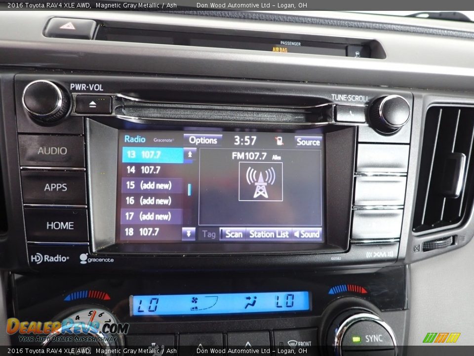 2016 Toyota RAV4 XLE AWD Magnetic Gray Metallic / Ash Photo #2