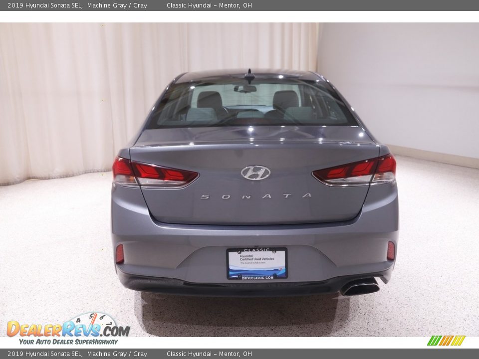 2019 Hyundai Sonata SEL Machine Gray / Gray Photo #17