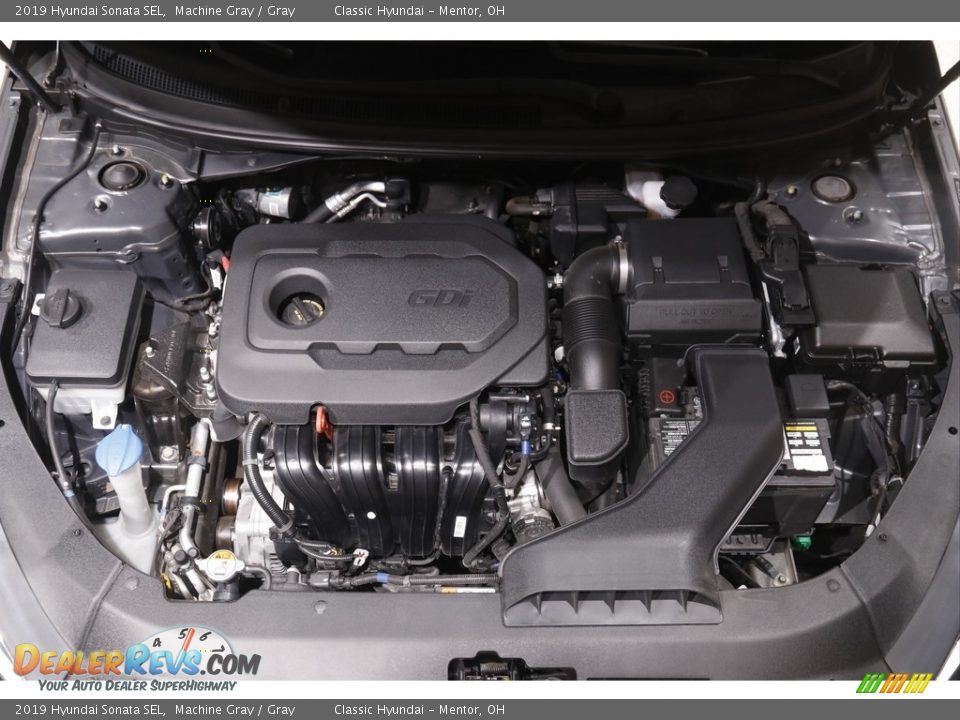 2019 Hyundai Sonata SEL Machine Gray / Gray Photo #18