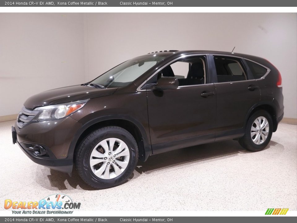 2014 Honda CR-V EX AWD Kona Coffee Metallic / Black Photo #3