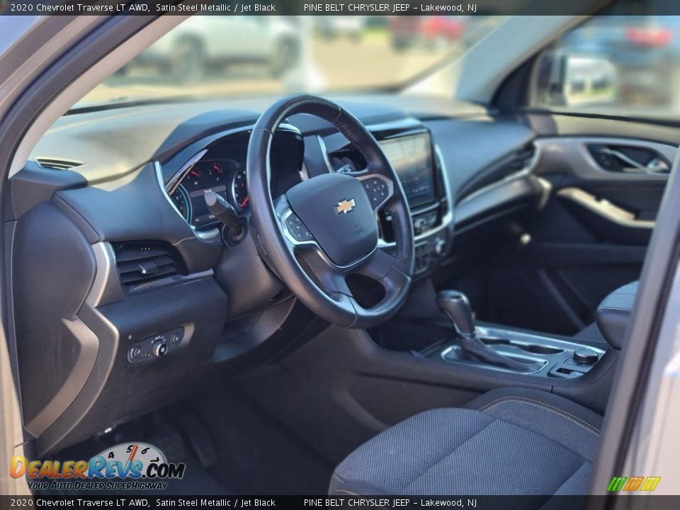 2020 Chevrolet Traverse LT AWD Satin Steel Metallic / Jet Black Photo #36