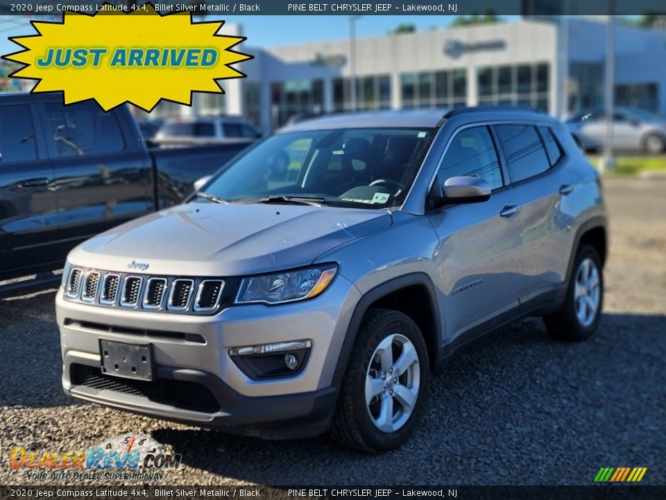 2020 Jeep Compass Latitude 4x4 Billet Silver Metallic / Black Photo #1