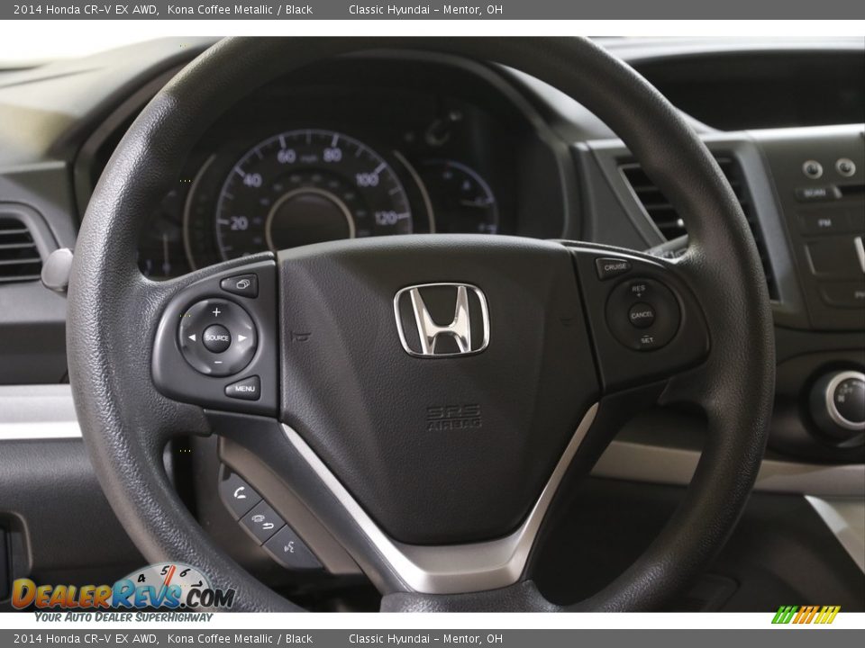 2014 Honda CR-V EX AWD Kona Coffee Metallic / Black Photo #7