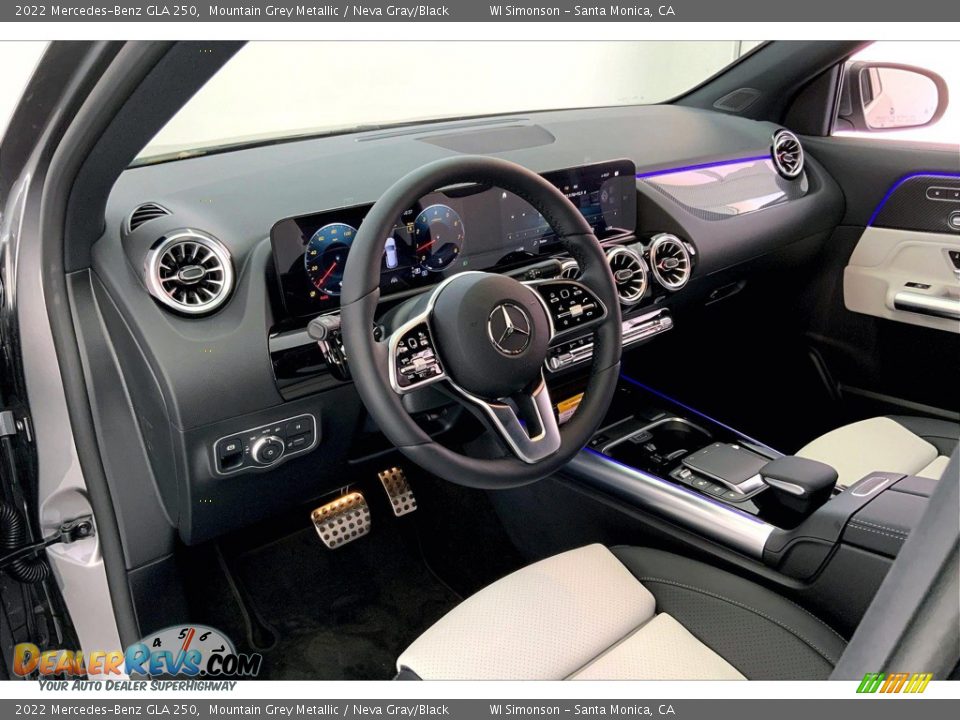 2022 Mercedes-Benz GLA 250 Mountain Grey Metallic / Neva Gray/Black Photo #4