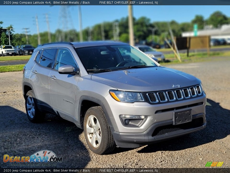 2020 Jeep Compass Latitude 4x4 Billet Silver Metallic / Black Photo #3