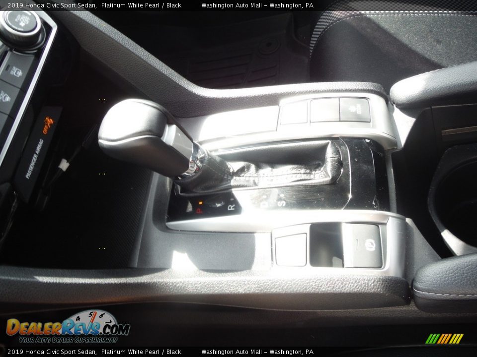 2019 Honda Civic Sport Sedan Platinum White Pearl / Black Photo #17