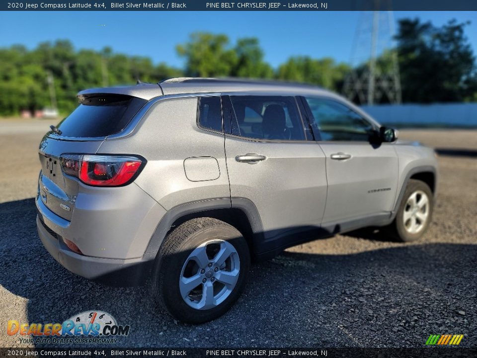 2020 Jeep Compass Latitude 4x4 Billet Silver Metallic / Black Photo #7