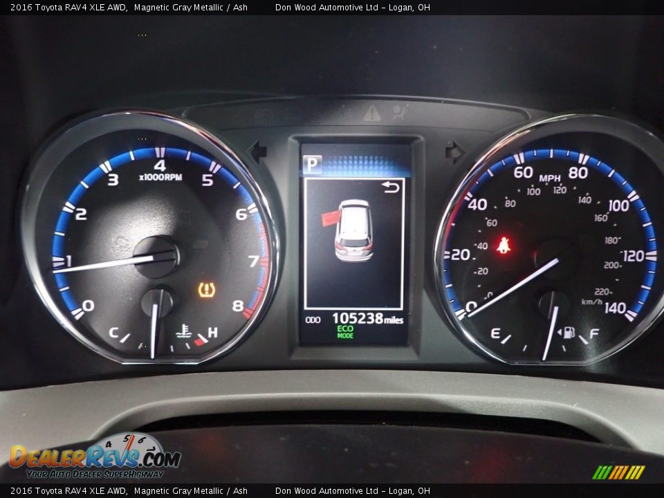 2016 Toyota RAV4 XLE AWD Magnetic Gray Metallic / Ash Photo #19