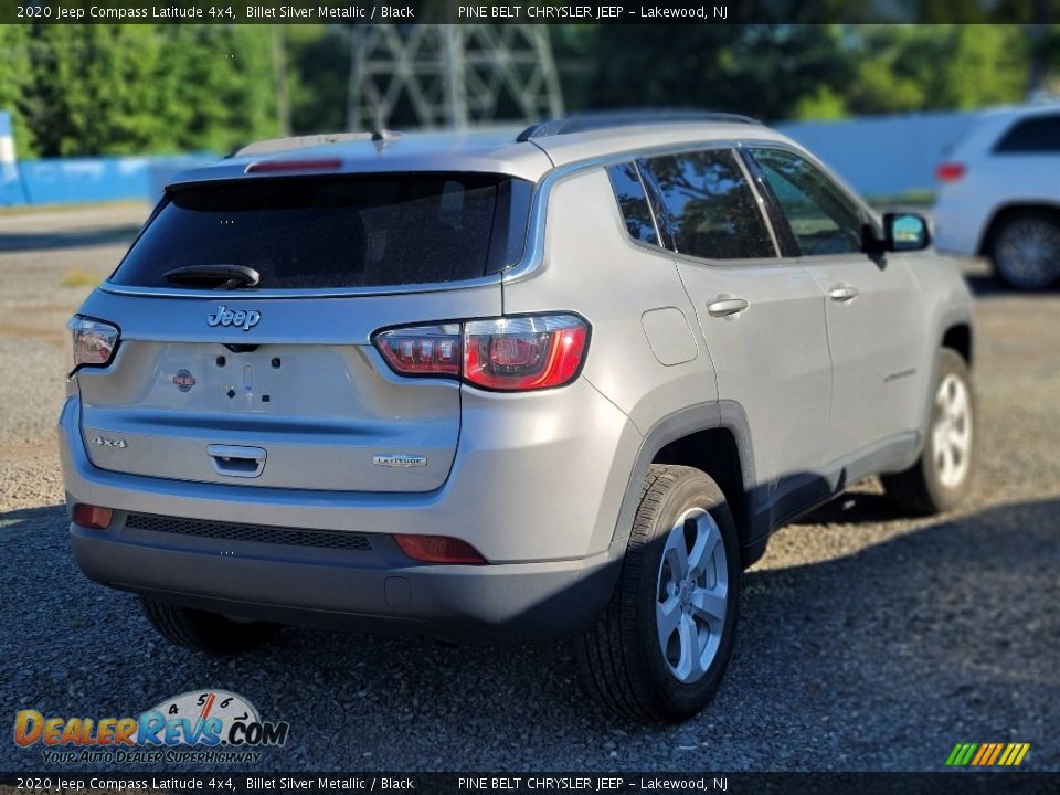 2020 Jeep Compass Latitude 4x4 Billet Silver Metallic / Black Photo #8