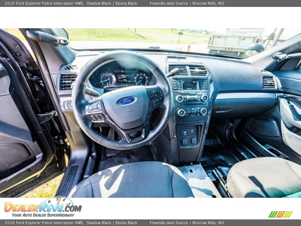 2016 Ford Explorer Police Interceptor 4WD Shadow Black / Ebony Black Photo #27