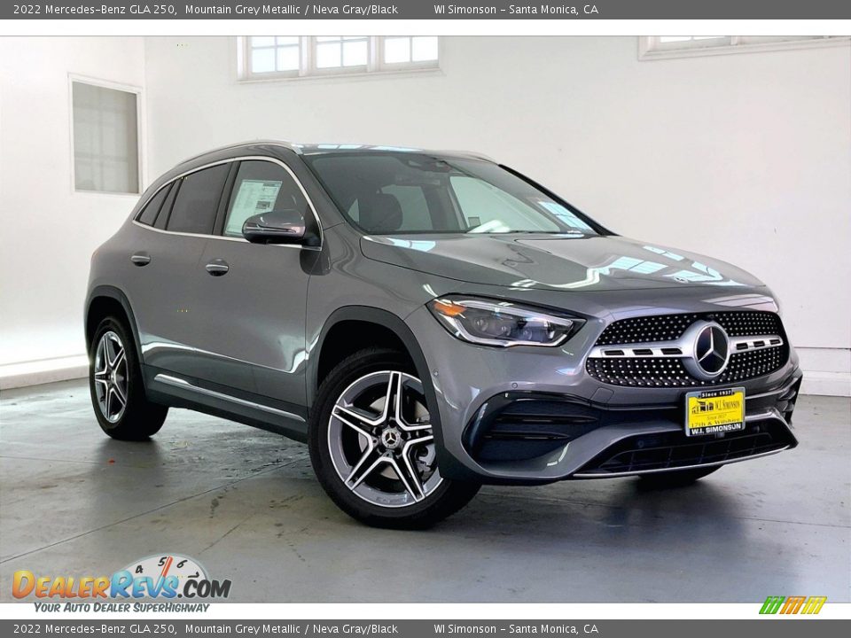 2022 Mercedes-Benz GLA 250 Mountain Grey Metallic / Neva Gray/Black Photo #12