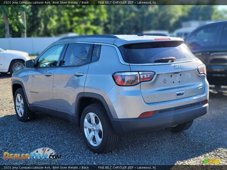 2020 Jeep Compass Latitude 4x4 Billet Silver Metallic / Black Photo #10