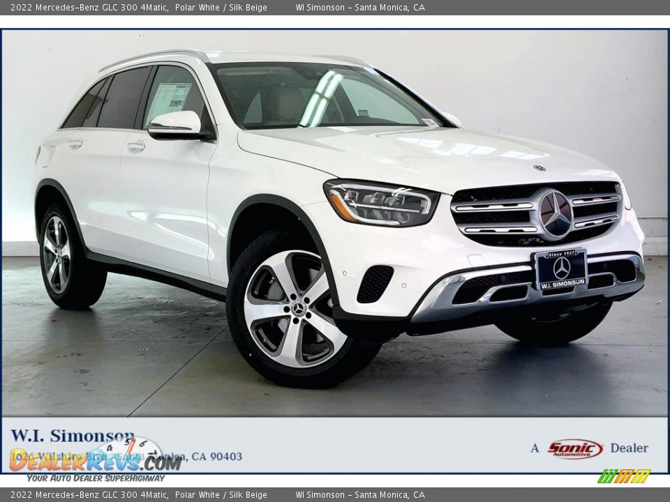 2022 Mercedes-Benz GLC 300 4Matic Polar White / Silk Beige Photo #1