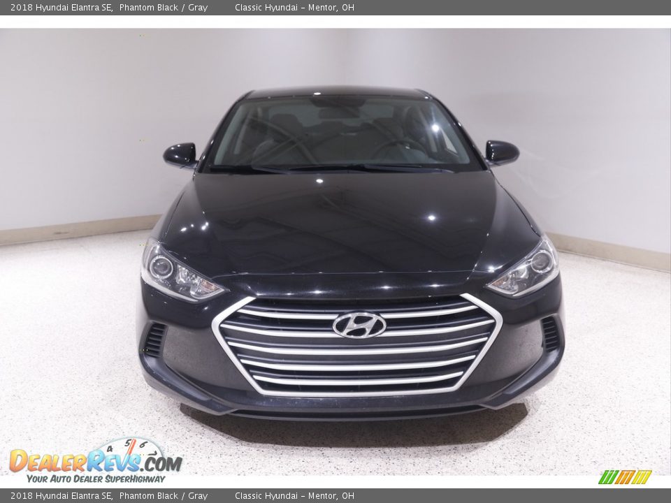 2018 Hyundai Elantra SE Phantom Black / Gray Photo #2