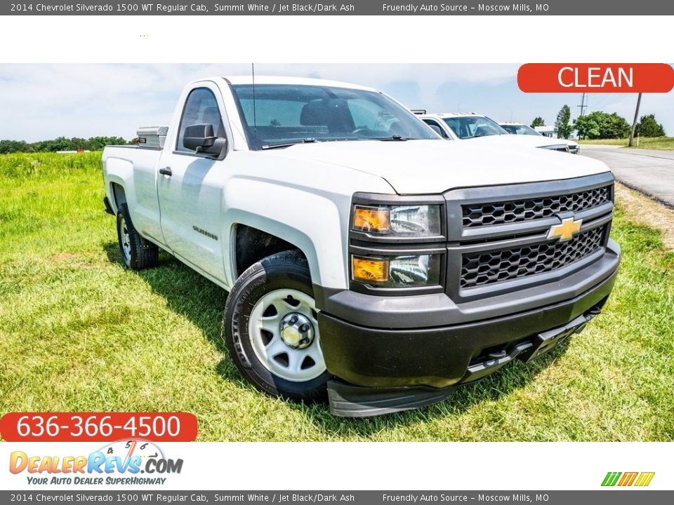 2014 Chevrolet Silverado 1500 WT Regular Cab Summit White / Jet Black/Dark Ash Photo #1