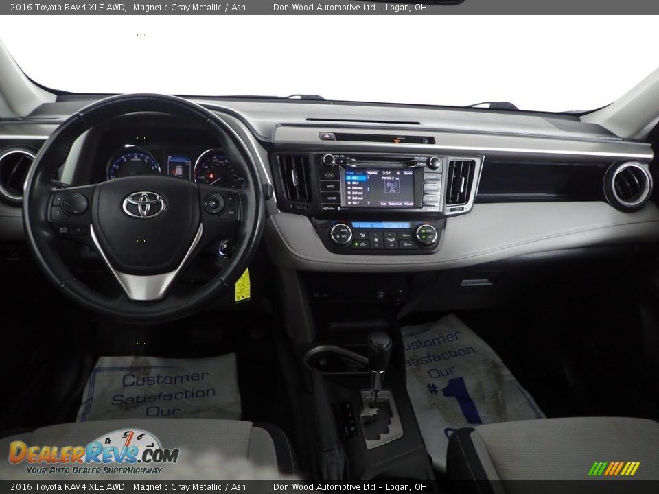 2016 Toyota RAV4 XLE AWD Magnetic Gray Metallic / Ash Photo #25