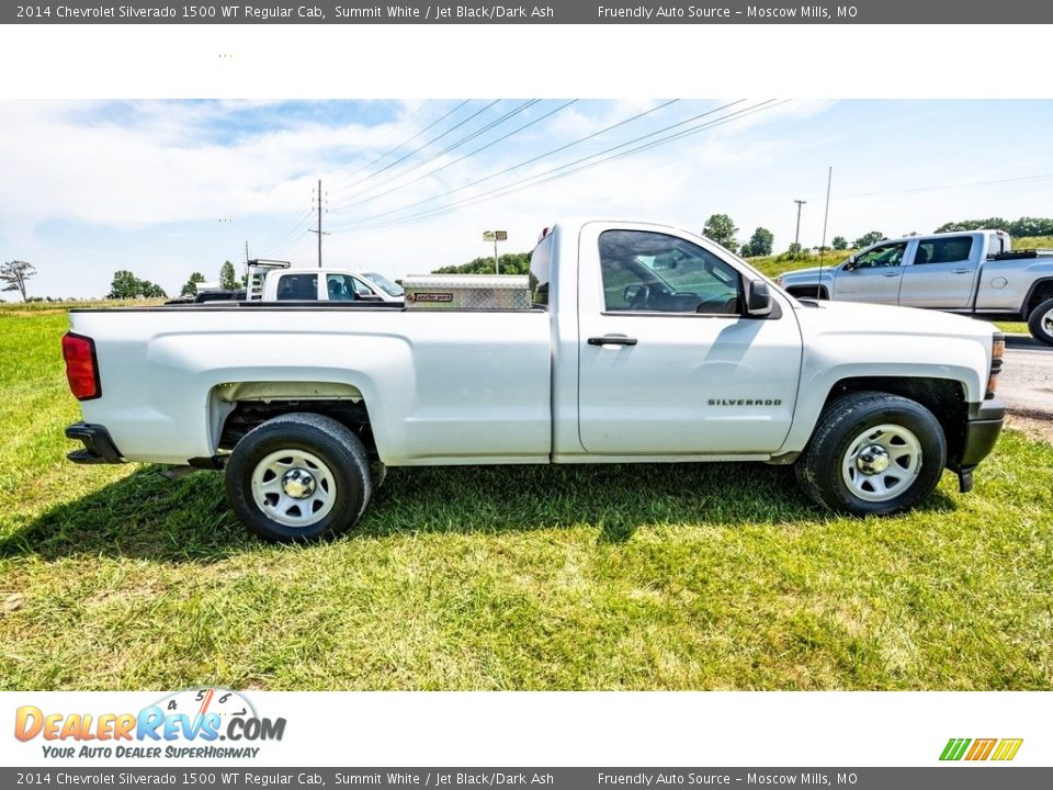 2014 Chevrolet Silverado 1500 WT Regular Cab Summit White / Jet Black/Dark Ash Photo #2