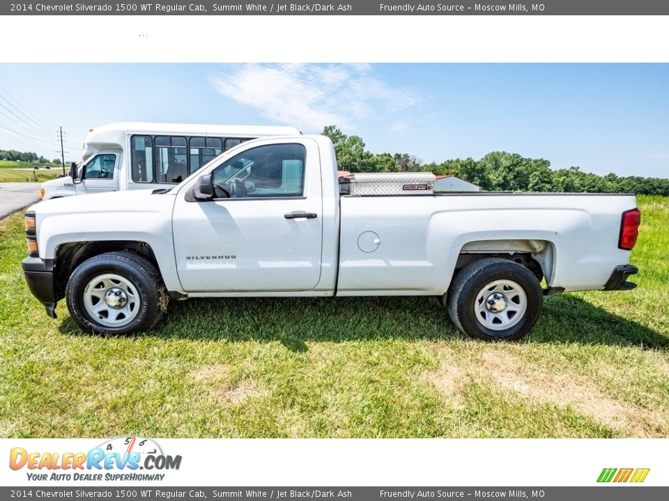 2014 Chevrolet Silverado 1500 WT Regular Cab Summit White / Jet Black/Dark Ash Photo #6