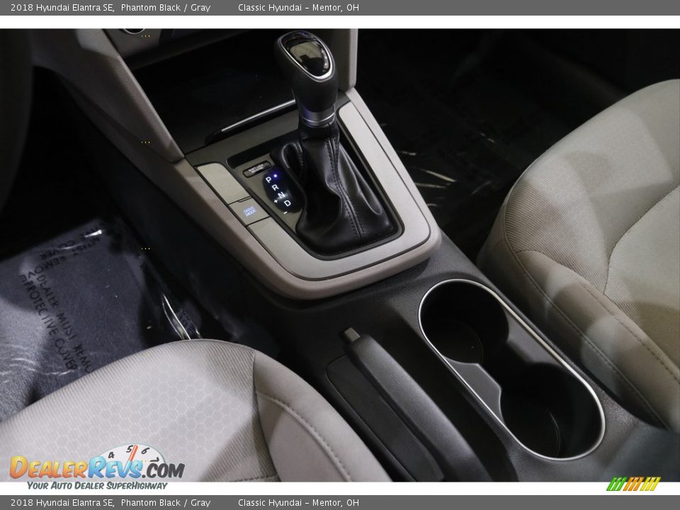 2018 Hyundai Elantra SE Phantom Black / Gray Photo #12