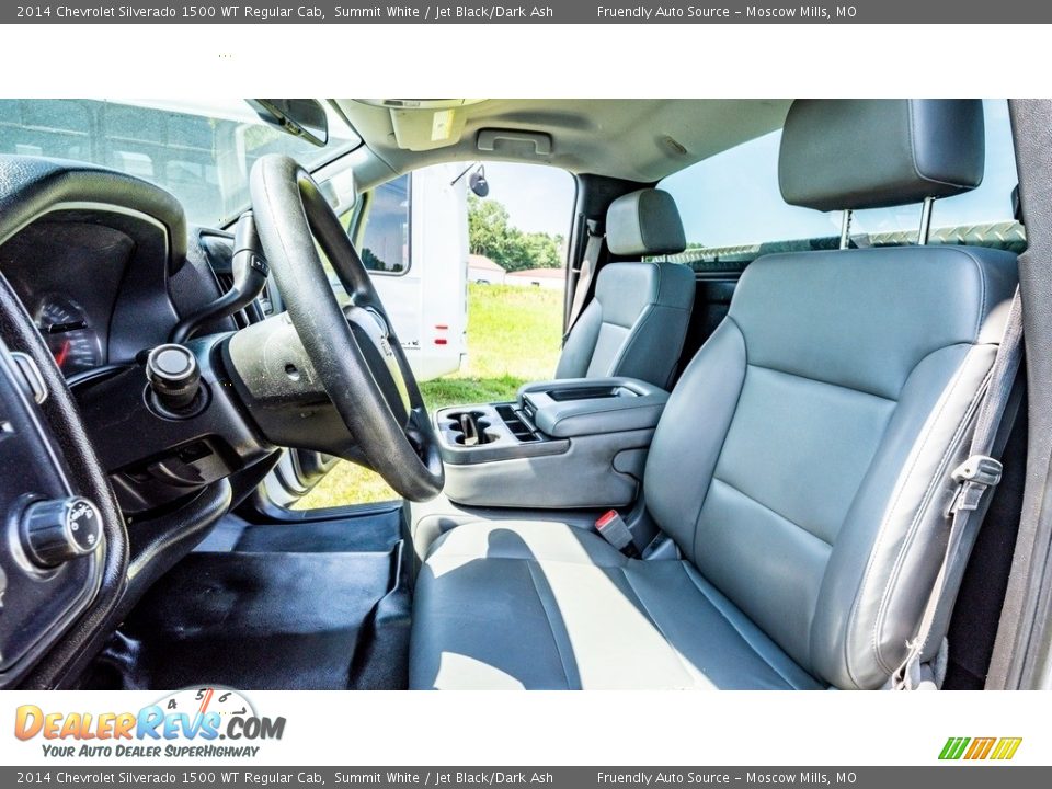 Front Seat of 2014 Chevrolet Silverado 1500 WT Regular Cab Photo #10