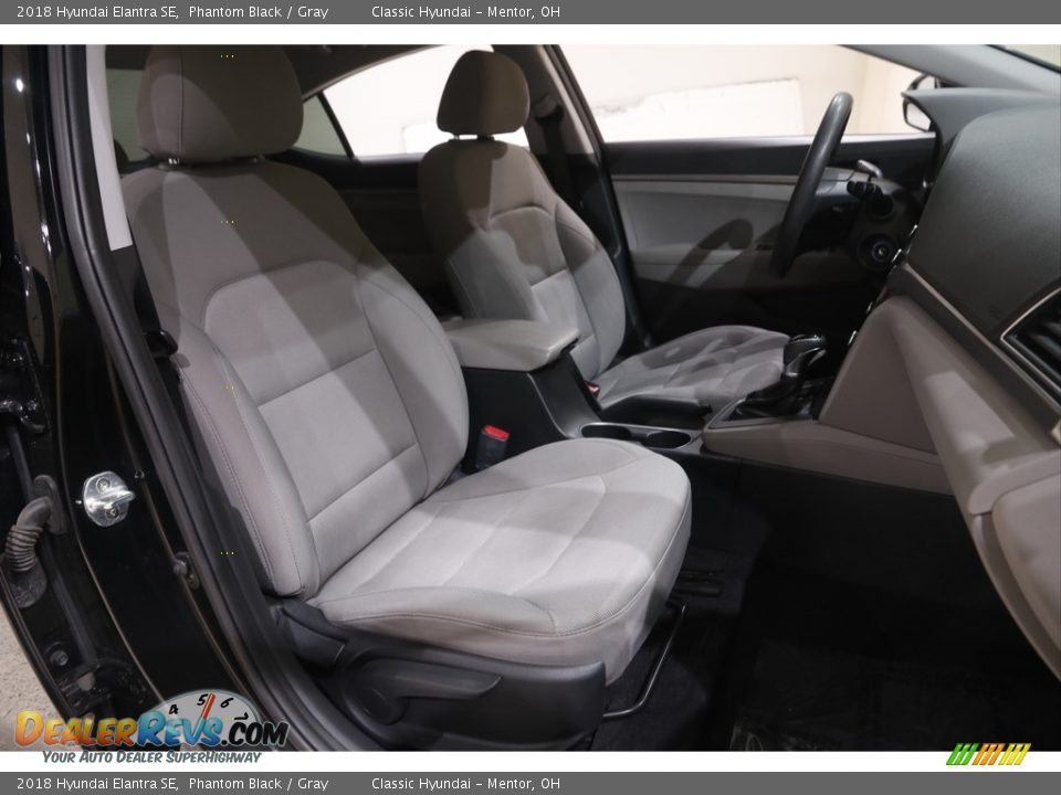 2018 Hyundai Elantra SE Phantom Black / Gray Photo #14