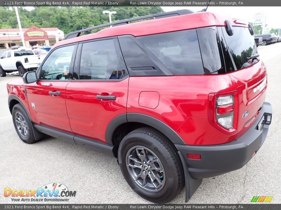 2021 Ford Bronco Sport Big Bend 4x4 Rapid Red Metallic / Ebony Photo #3