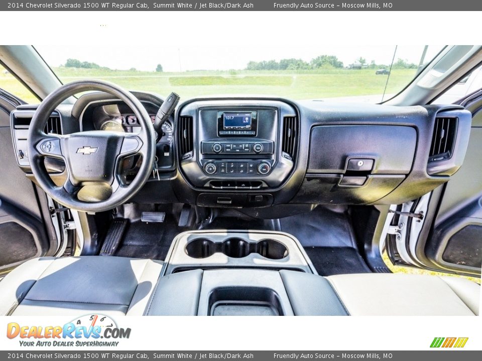Jet Black/Dark Ash Interior - 2014 Chevrolet Silverado 1500 WT Regular Cab Photo #12