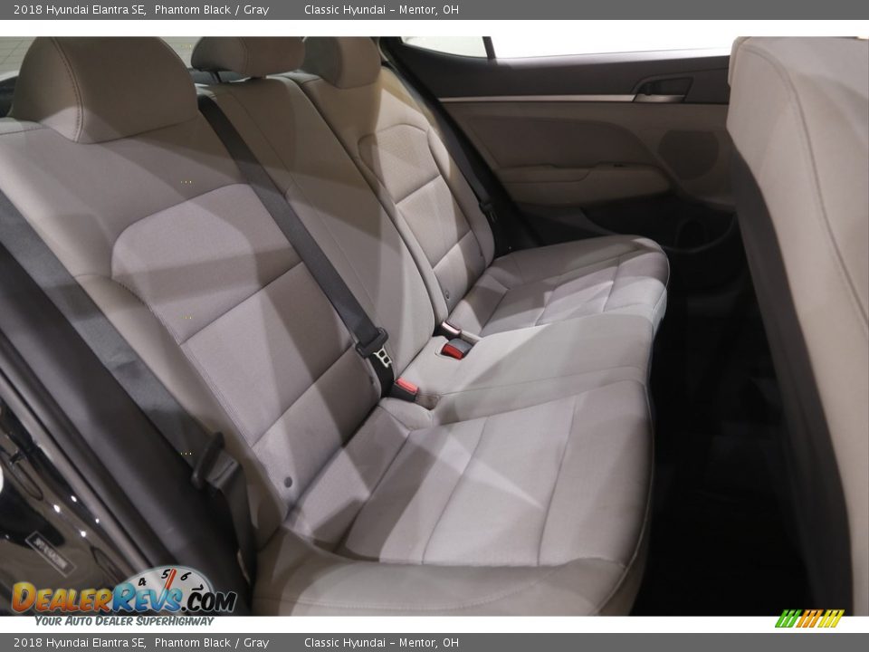 2018 Hyundai Elantra SE Phantom Black / Gray Photo #15