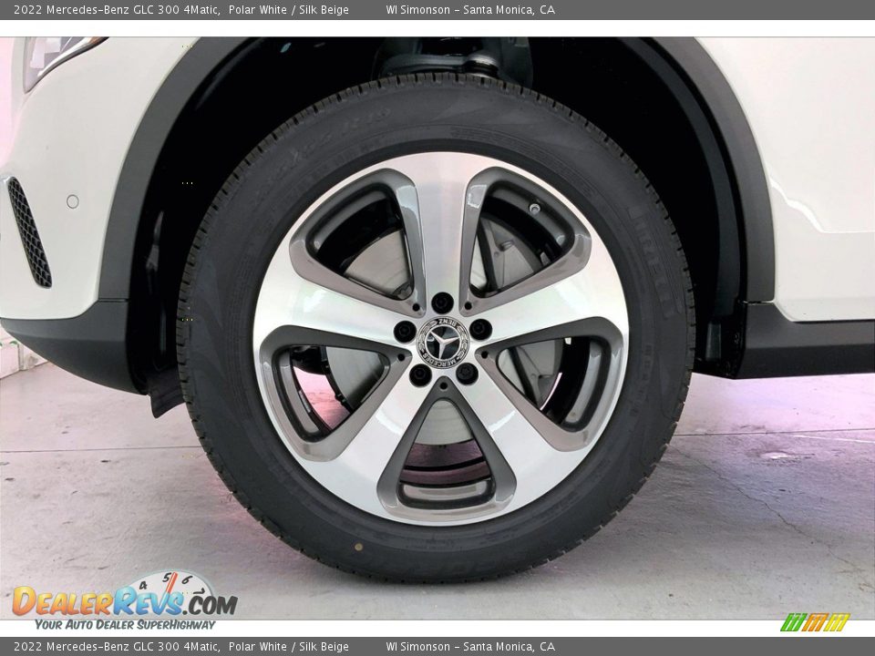 2022 Mercedes-Benz GLC 300 4Matic Polar White / Silk Beige Photo #10