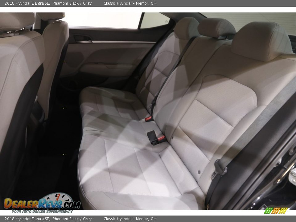 2018 Hyundai Elantra SE Phantom Black / Gray Photo #16