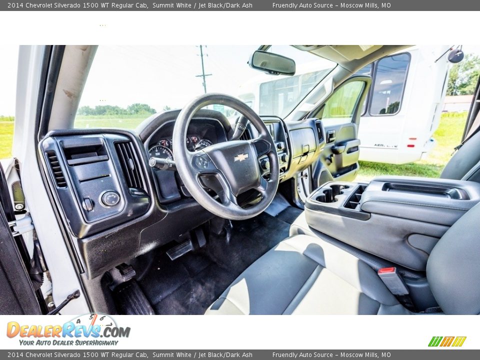 Jet Black/Dark Ash Interior - 2014 Chevrolet Silverado 1500 WT Regular Cab Photo #13