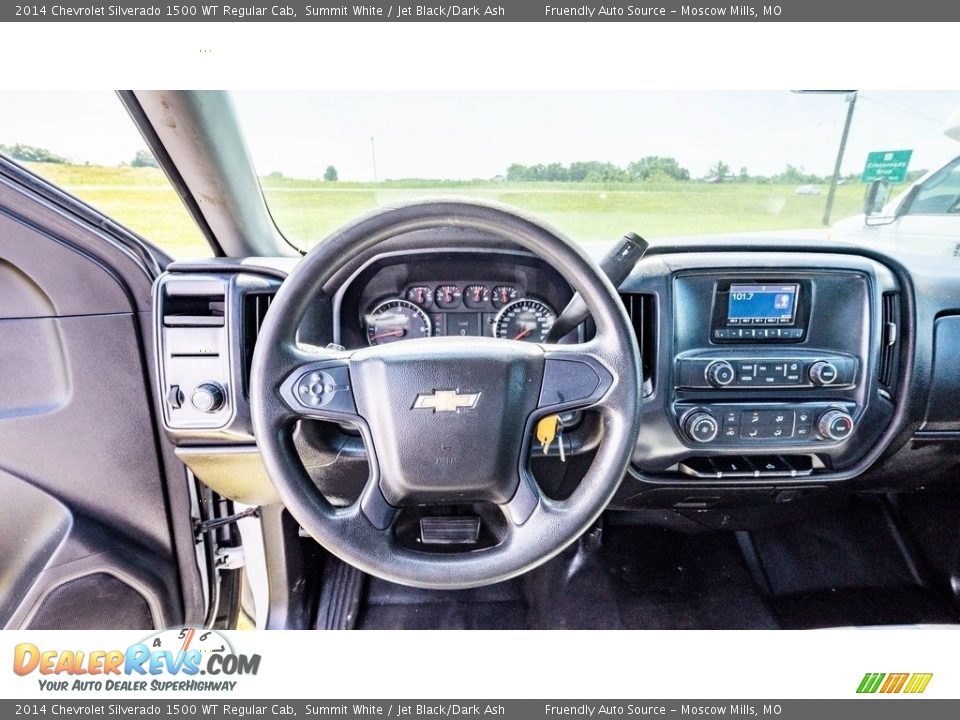 2014 Chevrolet Silverado 1500 WT Regular Cab Summit White / Jet Black/Dark Ash Photo #14