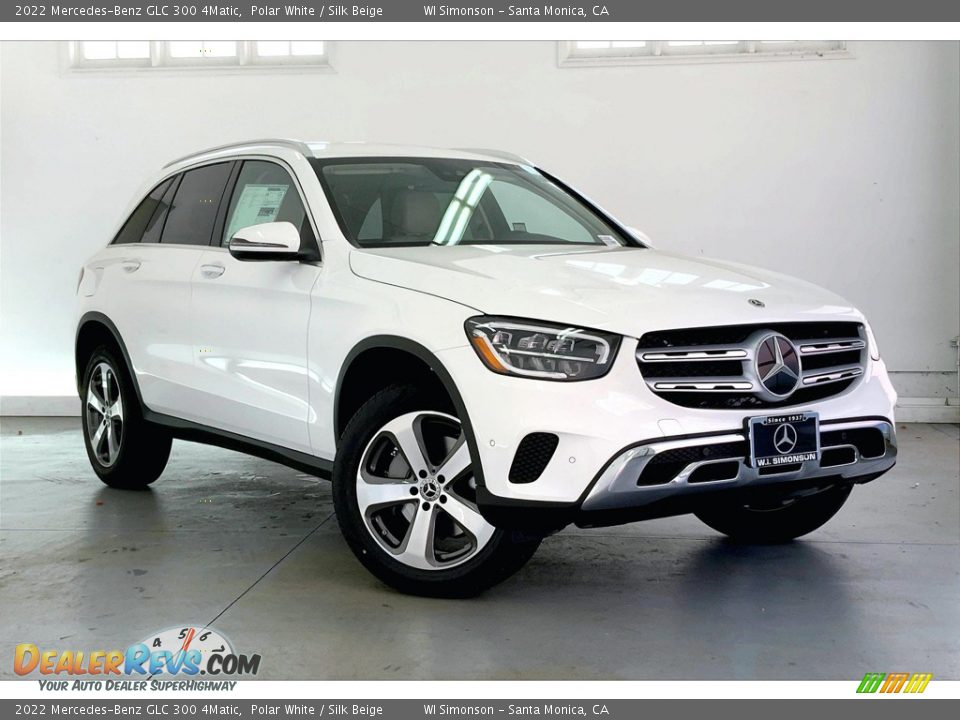 2022 Mercedes-Benz GLC 300 4Matic Polar White / Silk Beige Photo #12