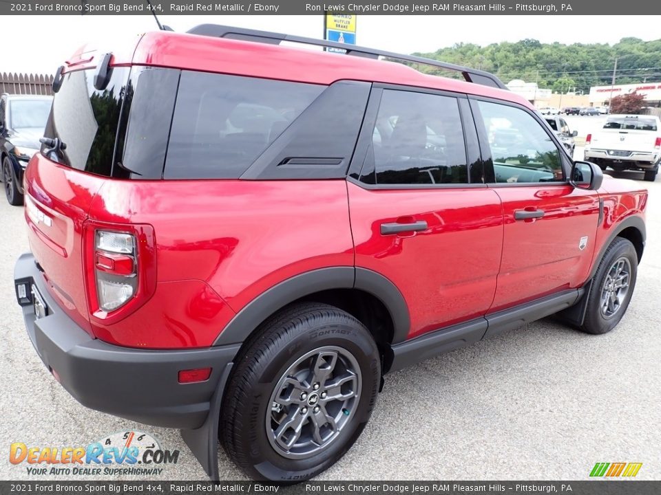 2021 Ford Bronco Sport Big Bend 4x4 Rapid Red Metallic / Ebony Photo #6