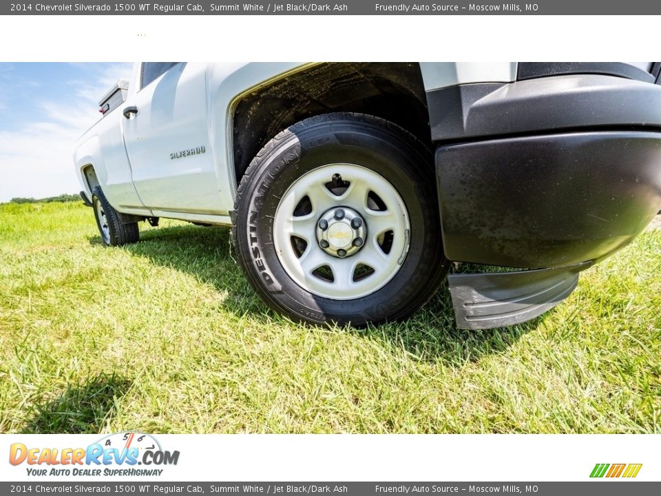 2014 Chevrolet Silverado 1500 WT Regular Cab Summit White / Jet Black/Dark Ash Photo #17